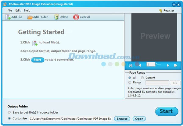 Coolmuster PDF Image Extractor
