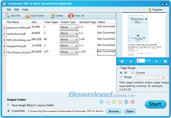 Coolmuster PDF to Word Converter