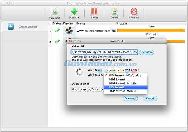 Coolmuster Video Downloader for Mac