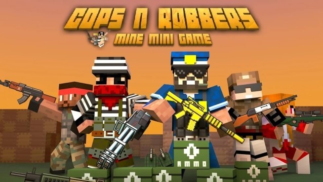 Cops N Robbers là game bắn súng hấp dẫn đồ họa giống Minecraft