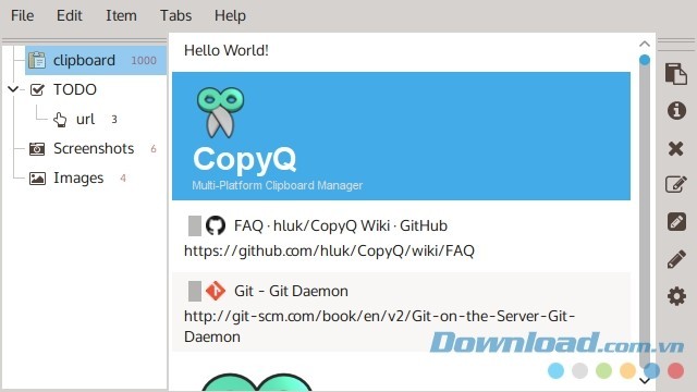 Phần mềm quản lý clipboard hoàn hảo cho mọi người - CopyQ