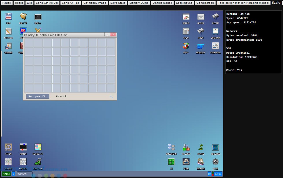 Giả lập KolibriOS