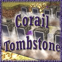 Corail Tombstone Mod Minecraft: Giữ Trang Bị Khi Chết