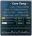Core Temp Gadget 2.8 - Phần mềm quản lý nhiệt độ CPU Windows