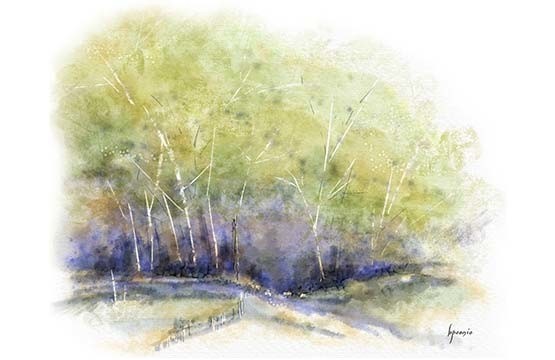 Màu nước trong Corel Painter