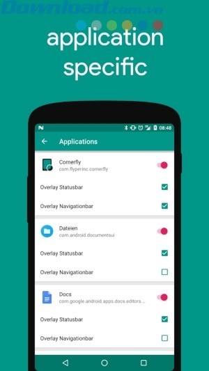 Các tùy chỉnh đặc biệt