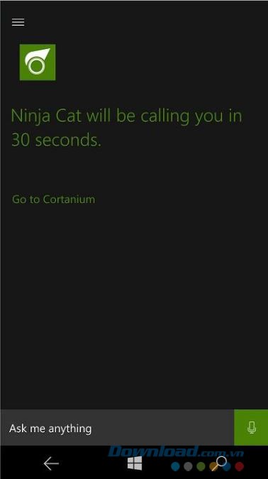 Chọn thời gian gọi