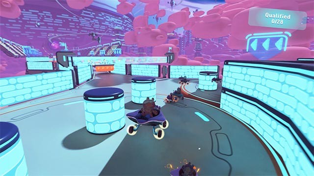 Lái xe vượt chướng ngại vật và đánh bại các đối thủ để cán đích đầu tiên