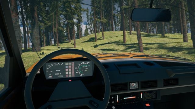 Chuyển đổi giữa góc nhìn thứ nhất và thứ ba khi chơi Country Drive Simulator