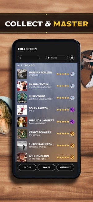 Thưởng thức nhiều thể loại nhạc khác nhau thuộc dòng nhạc đồng quê