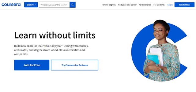 Coursera là một nền tảng học tập và lấy chứng trỉ trực tuyến uy tín