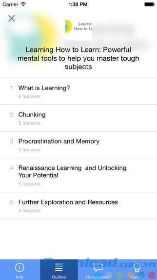 Khóa học được thiết kế theo tiêu chuẩn