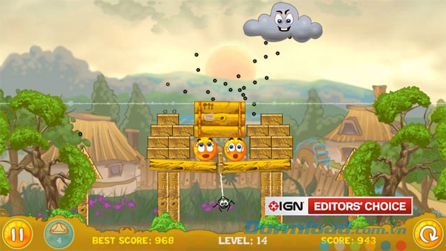 Giao diện chơi game Cover Orange trên Android