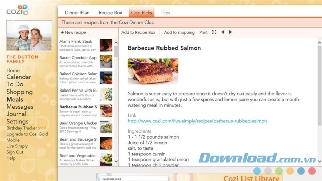 Chuẩn bị cho bữa ăn, mua sắm, sinh nhật và nhiều thứ khác bằng ứng dụng quản lý việc cần làm Cozi Family Organizer cho máy tính và Windows Phone
