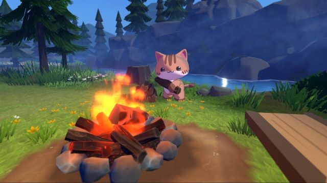 Cozy Campfire Club là game mô phỏng cắm trại, đốt lửa trại và nấu ăn cực chill