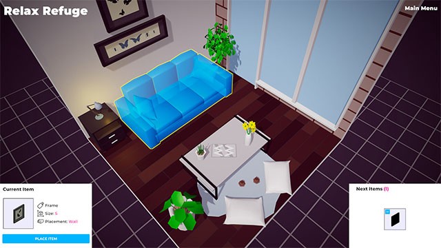 Cozy Designer là game mô phỏng trang trí nhà và căn hộ ảo đầy tính sáng tạo