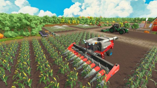 Thu hoạch hoa màu, nông sản và sử dụng để sản xuất phô mai, bánh mì... bán cho dân làng