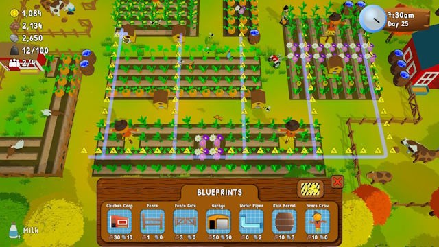 Sắp xếp bố cục nông trại hợp lý