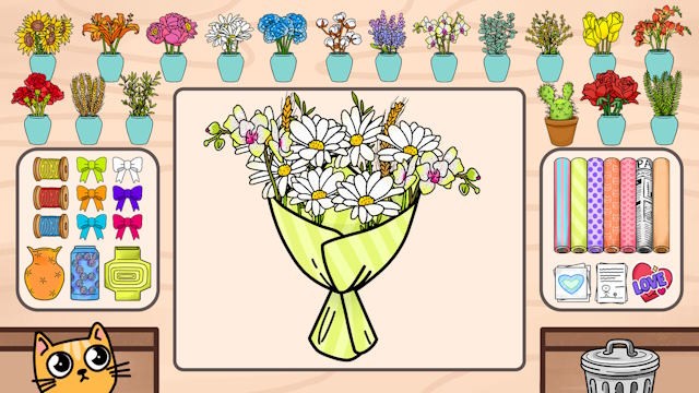 Mỗi bó hoa là một câu chuyện về người dân thị trấn