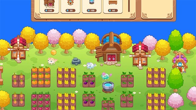 Không ngừng mở rộng diện tích trang trại để mở khóa tính năng và khu vực mới