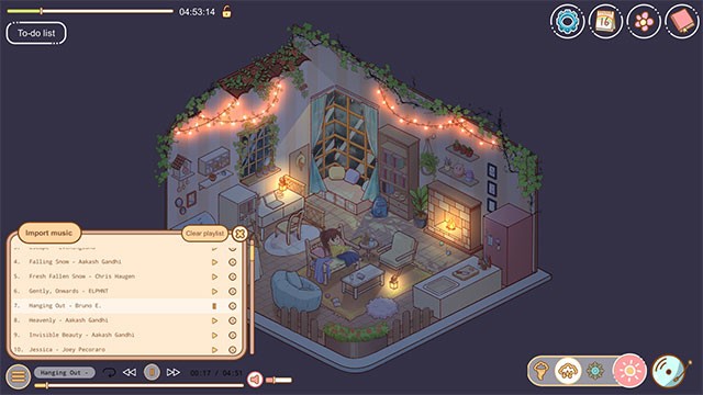 Nghe các bản nhạc Lo-Fi cực chill hoặc hiệu ứng âm thanh tự nhiên trong khi làm việc