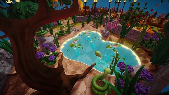 Xây dựng mô hình, thêm màu sắc và đồ trang trí tùy ý