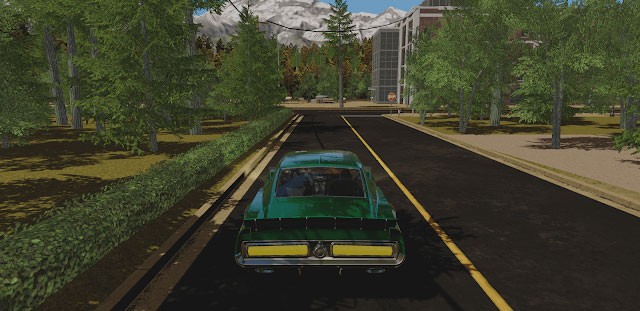 Lái xe tự do khắp thành phố thế giới mở