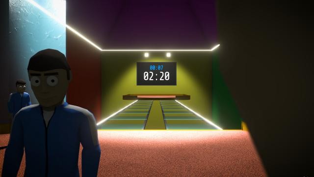 Chơi game đi cầu kính