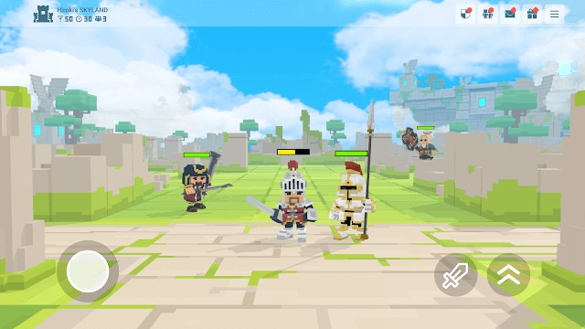 Craft Warriors Frontier là game chiến thuật thời gian thực kết hợp co-op theo tổ đội