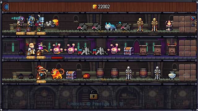 Rèn giáp, vũ khí, mặc cả giá cả và thuê lính đánh thuê đi vào ngục tối