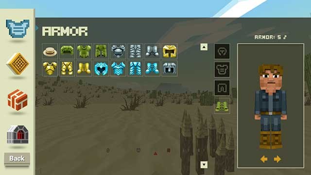 Chế tạo những loại vũ khí mạnh mẽ và giáp cho nhân vật của bạn