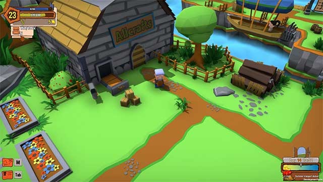 Craftlands Workshoppe là game quản lý kinh doanh sống động