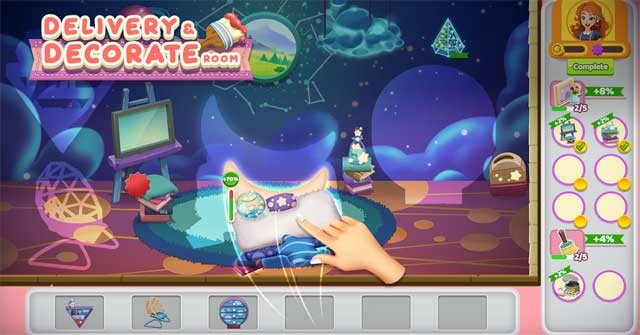 Thiết kế phòng cho khách hàng với những món đồ nội thất nổi bật và độc đáo