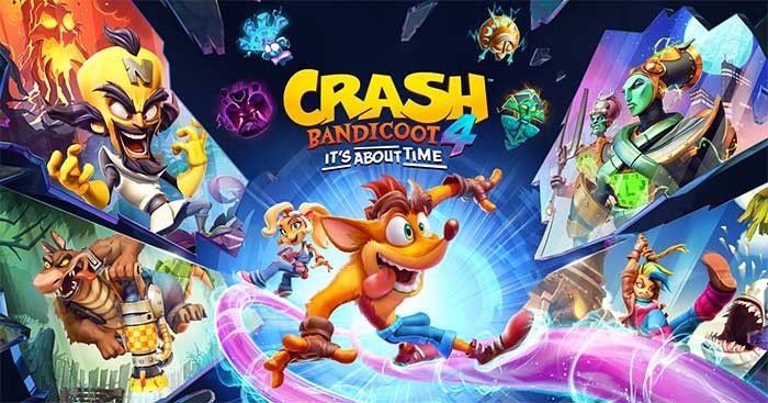 Bước vào một cuộc phiêu lưu sôi động mới trong Crash Bandicoot 4: It’s About Time