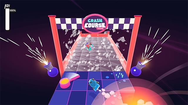 Chinh phục đường đua sáng tạo do người chơi Crash Course Builder thiết kế