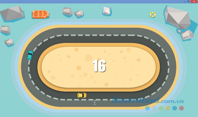 Giao diện game lái xe Crash King