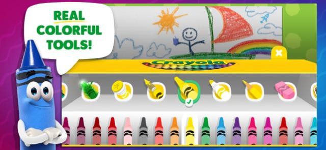 Bé được vui chơi và học tập theo cách đầy hứng thú trong Crayola Create and Play
