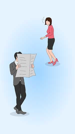 Tìm cách đánh lạc hướng người phụ nữ