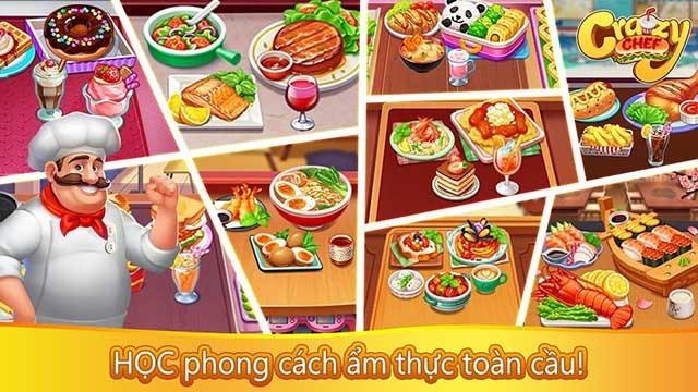 Tiếp xúc với ẩm thực toàn cầu