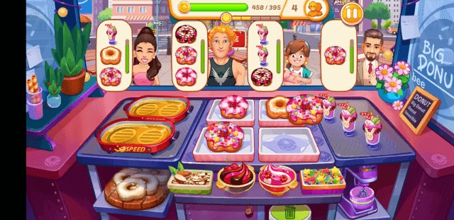 Trở thành đầu bếp và phục vụ khách hàng của bạn trong game Crazy Cooking