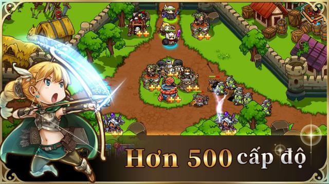 Số lượng level trong Crazy Defense Heroes đã tăng từ 500 lên hơn 1000, đưa người chơi vào các thử thách bất tận