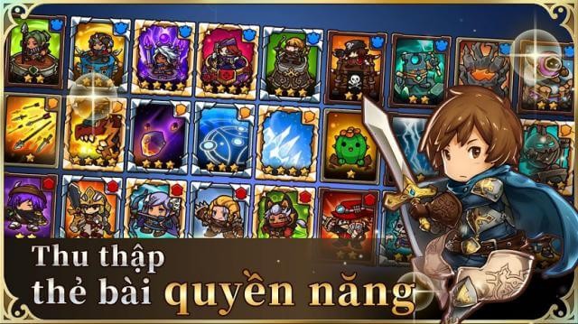 Thu thập thẻ bài để chiến đấu