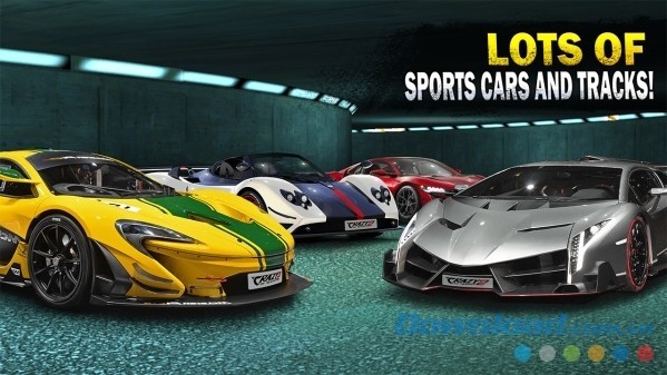 Crazy for Speed cho Android có một bộ sưu tập xe đua tuyệt vời
