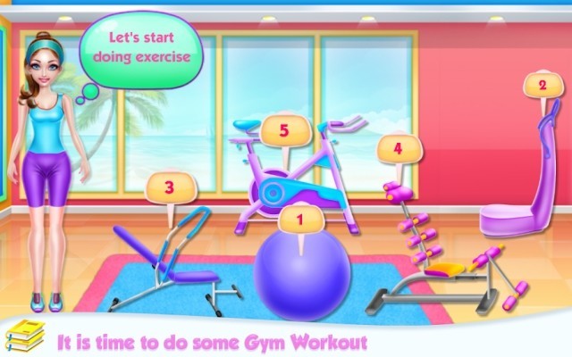 Tập luyện để giữ dáng và tăng cường sức khỏe ở phòng tập