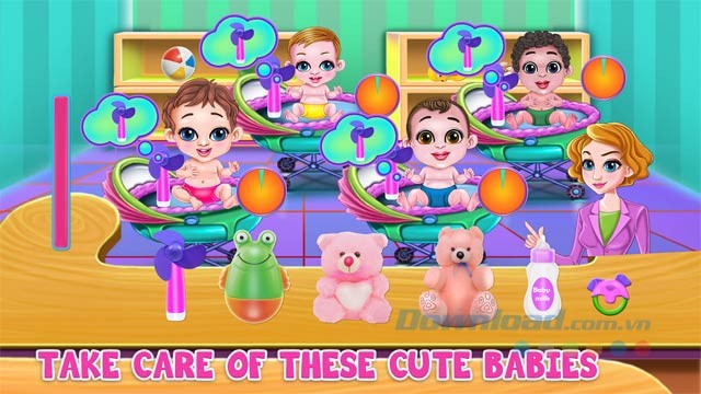 Chăm sóc những đứa trẻ đáng yêu