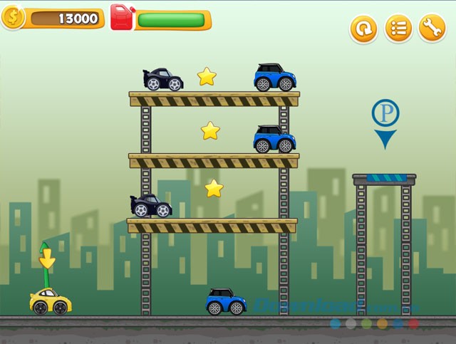 Giao diện game Crazy Parking Exclusive