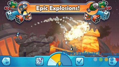 Crazy Panguin Wars: Tiny Duels for iOS
