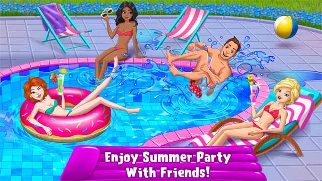 Tận hưởng bữa tiệc mùa hè sôi động bên bạn bè tại bể bơi trong Crazy Pool Party