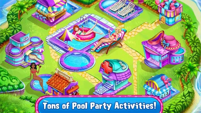 Tham gia vô số hoạt động vui chơi tại bể bơi trong Crazy Pool Party