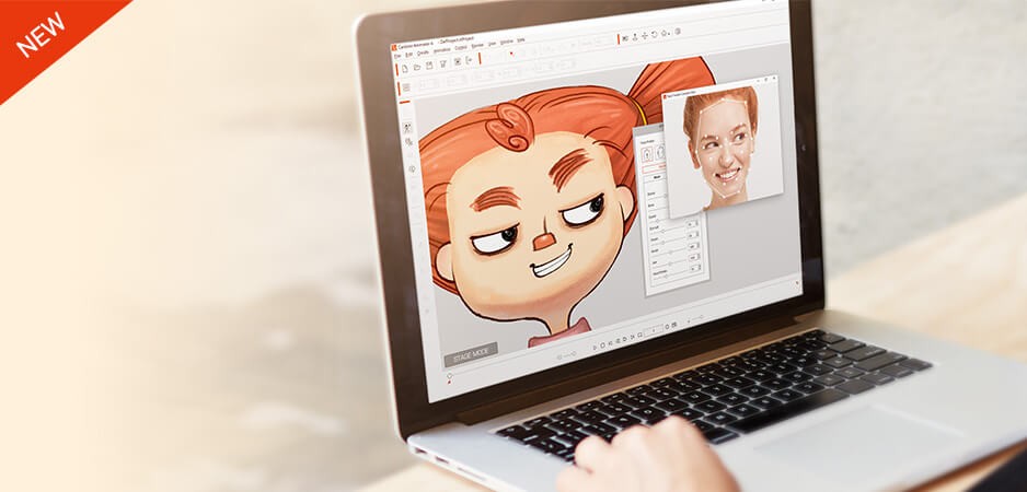 Giao diện Cartoon Animator mới nhất